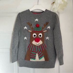 H&M Reindeer Holiday Knit Sweater